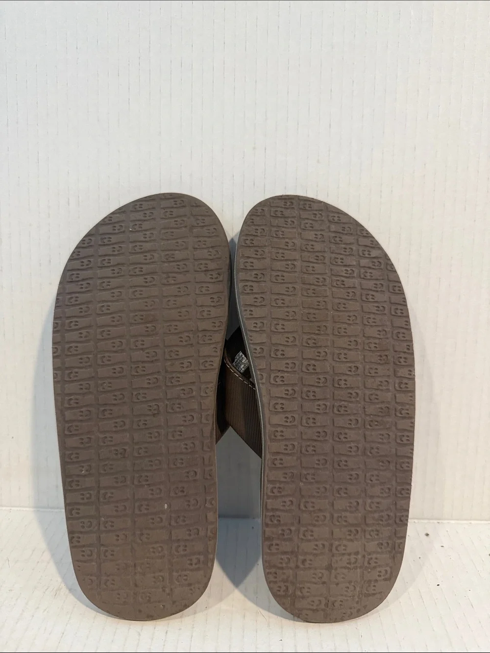 Sanuk Root Beer Kids Brown Flip Flop Sandals (XL)